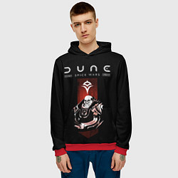 Толстовка-худи мужская Dune: Spice Wars фракция харконнены, цвет: 3D-красный — фото 2