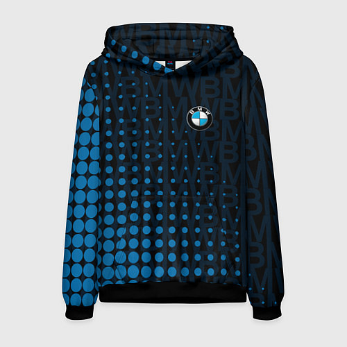 Мужская толстовка Bmw Паттерн / 3D-Черный – фото 1