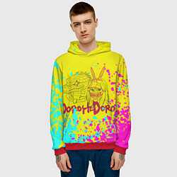 Толстовка-худи мужская Никайдо и Кайман арт, цвет: 3D-красный — фото 2