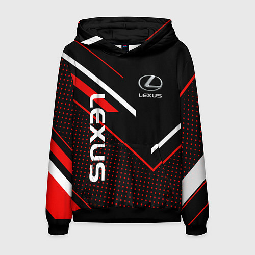 Мужская толстовка LEXUS ЛЕКСУС СОВРЕМЕННЫЙ / 3D-Черный – фото 1