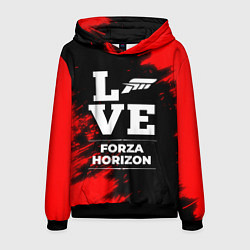 Толстовка-худи мужская Forza Horizon Love Классика, цвет: 3D-черный