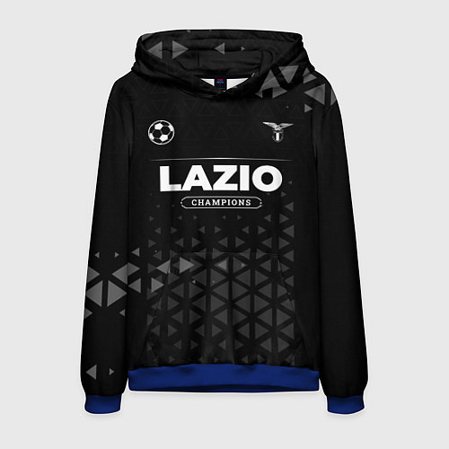 Мужская толстовка Lazio Champions Uniform / 3D-Синий – фото 1