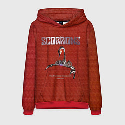 Толстовка-худи мужская The Platinum Collection - Scorpions, цвет: 3D-красный