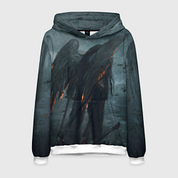 Толстовка-худи мужская Leos Падший Ангел Одиночества, цвет: 3D-белый