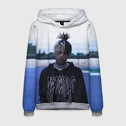 Мужская толстовка XXXTentacion in a revenge hoodie / 3D-Меланж – фото 1