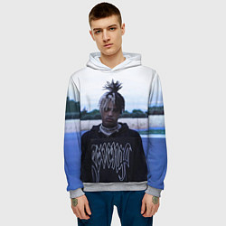 Толстовка-худи мужская XXXTentacion in a revenge hoodie, цвет: 3D-меланж — фото 2