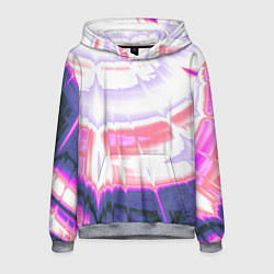 Толстовка-худи мужская Тай-дай Абстракция Tie-Dye, цвет: 3D-меланж