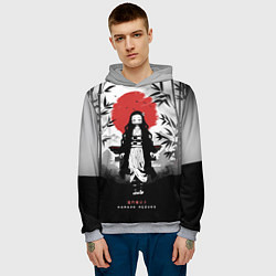 Толстовка-худи мужская KAMADO NEZUKO, цвет: 3D-меланж — фото 2