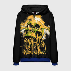 Толстовка-худи мужская Bring Me the Horizon Череп, цвет: 3D-синий