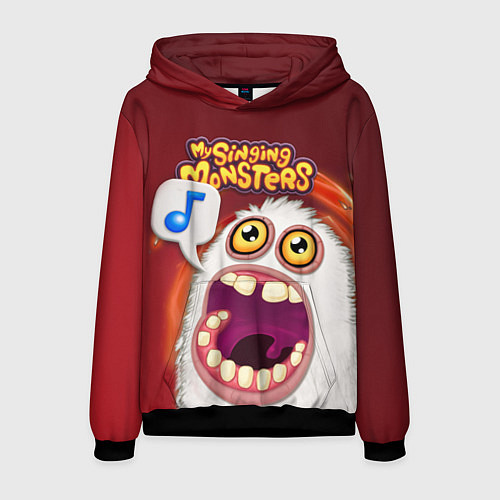 Мужская толстовка My singing monster / 3D-Черный – фото 1