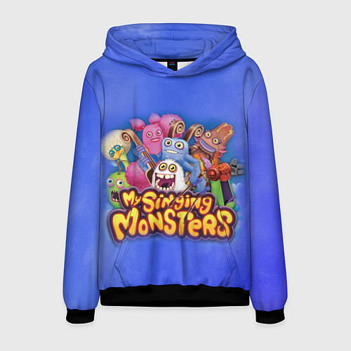 Мужская толстовка My singing monsters поющие монстры / 3D-Черный – фото 1