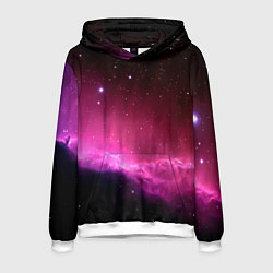 Толстовка-худи мужская Night Nebula, цвет: 3D-белый
