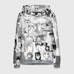 Толстовка-худи мужская Horimiya pattern, цвет: 3D-меланж