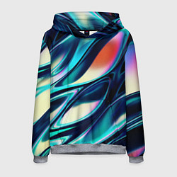 Толстовка-худи мужская Abstract Wave, цвет: 3D-меланж