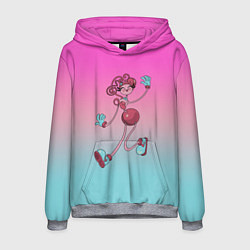 Толстовка-худи мужская Мама длинные ноги: Poppy Playtime, цвет: 3D-меланж