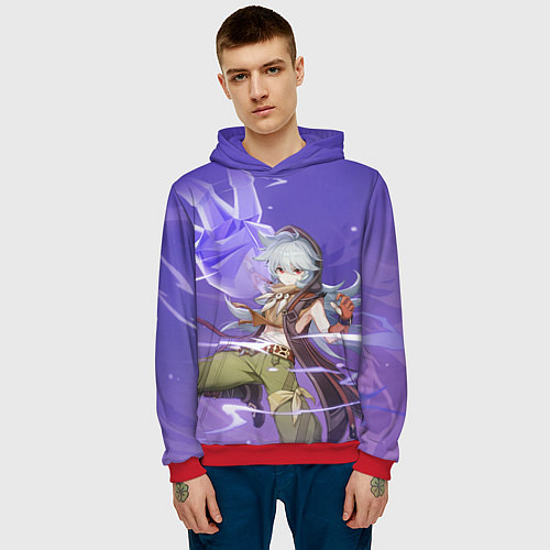 Мужская толстовка Razor Genshin Impact / 3D-Красный – фото 3