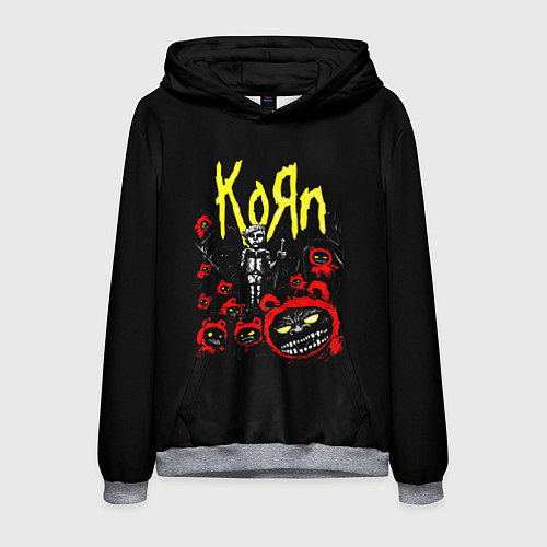 Мужская толстовка KoЯn - Korn / 3D-Меланж – фото 1