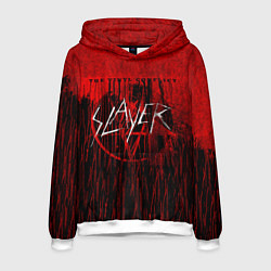 Толстовка-худи мужская The Vinyl Conflict - Slayer, цвет: 3D-белый