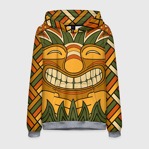 Мужская толстовка Polynesian tiki LUCKY / 3D-Меланж – фото 1