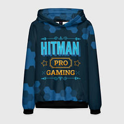 Толстовка-худи мужская Игра Hitman: PRO Gaming, цвет: 3D-черный
