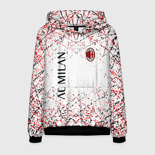 Мужская толстовка Ac milan logo / 3D-Черный – фото 1