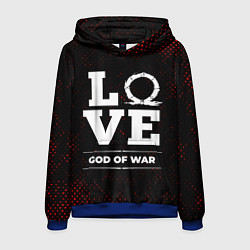 Толстовка-худи мужская God of War Love Классика, цвет: 3D-синий