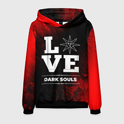 Толстовка-худи мужская Dark Souls Love Классика, цвет: 3D-черный