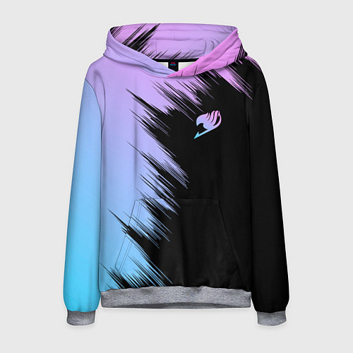 Мужская толстовка Хвост феи - neon / 3D-Меланж – фото 1