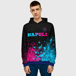 Толстовка-худи мужская Napoli Neon Gradient, цвет: 3D-синий — фото 2