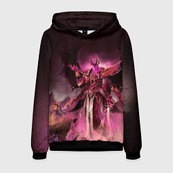 Толстовка-худи мужская Демон-Примарх Фулгрим, цвет: 3D-черный