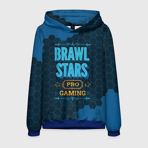 Мужская толстовка Игра Brawl Stars: PRO Gaming / 3D-Синий – фото 1