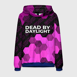 Толстовка-худи мужская Dead by Daylight pro gaming: символ сверху, цвет: 3D-синий