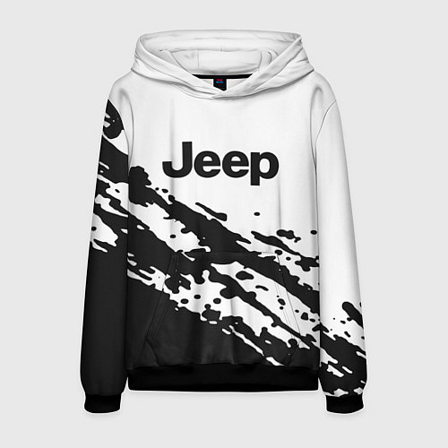 Мужская толстовка Jeep - textura / 3D-Черный – фото 1
