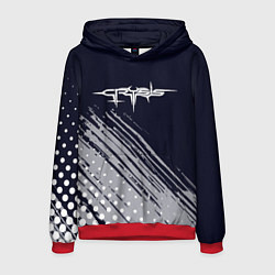 Толстовка-худи мужская Crysis Remastered - краска, цвет: 3D-красный