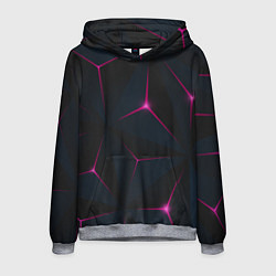 Толстовка-худи мужская Розовое созвездие, цвет: 3D-меланж