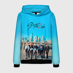 Толстовка-худи мужская Stray Kids Double Knot, цвет: 3D-черный