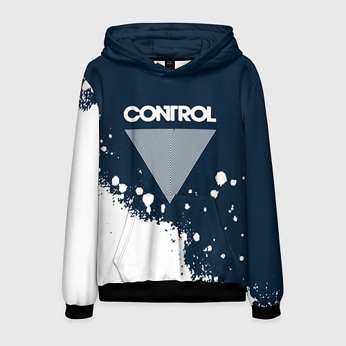 Мужская толстовка Control Краска / 3D-Черный – фото 1
