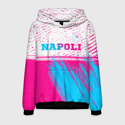 Мужская толстовка Napoli neon gradient style: символ сверху
