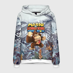 Толстовка-худи мужская Mario Donkey Kong - Nintendo - Gorilla, цвет: 3D-белый