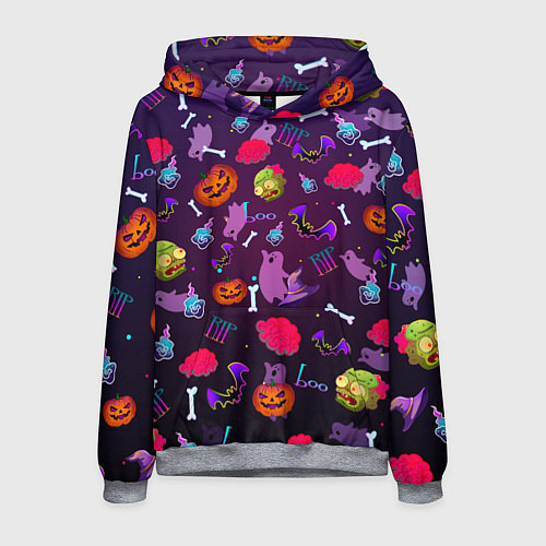 Мужская толстовка Это Хэллоуин / 3D-Меланж – фото 1