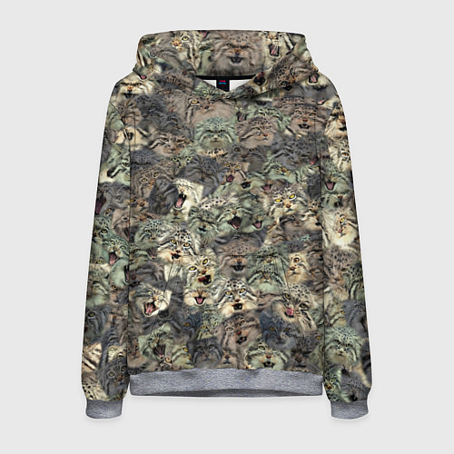 Мужская толстовка Мануловый камуфляж / 3D-Меланж – фото 1