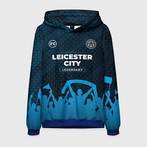 Мужская толстовка Leicester City legendary форма фанатов / 3D-Синий – фото 1