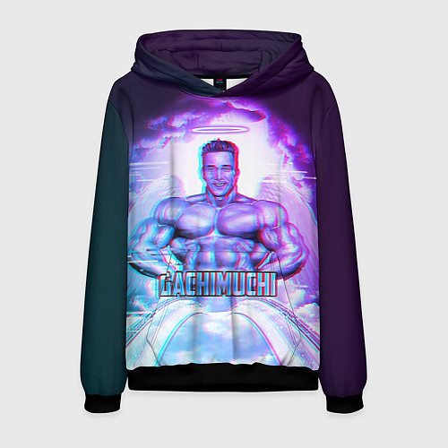 Мужская толстовка Billie Herrington: Gachimuchi / 3D-Черный – фото 1