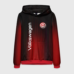 Толстовка-худи мужская Volkswagen art, цвет: 3D-красный