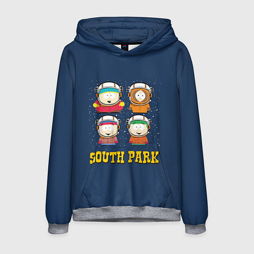 Мужская толстовка South park космонавты / 3D-Меланж – фото 1