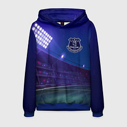 Толстовка-худи мужская Everton ночное поле, цвет: 3D-синий
