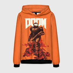 Толстовка-худи мужская DOOM - Doomguy, цвет: 3D-черный