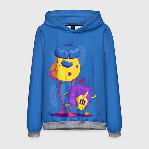 Мужская толстовка Чудики-монстрики / 3D-Меланж – фото 1