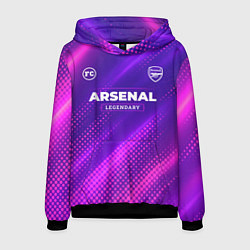 Толстовка-худи мужская Arsenal legendary sport grunge, цвет: 3D-черный