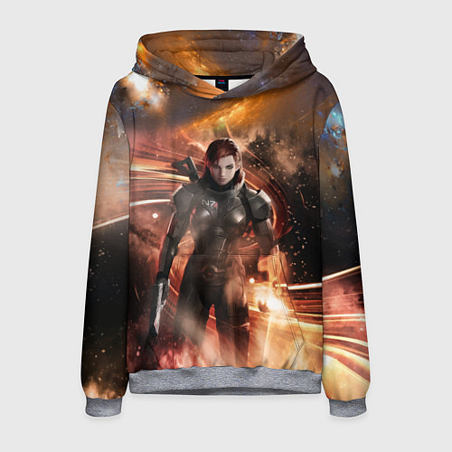 Мужская толстовка Mass Effect N7 - Jane Shepard / 3D-Меланж – фото 1